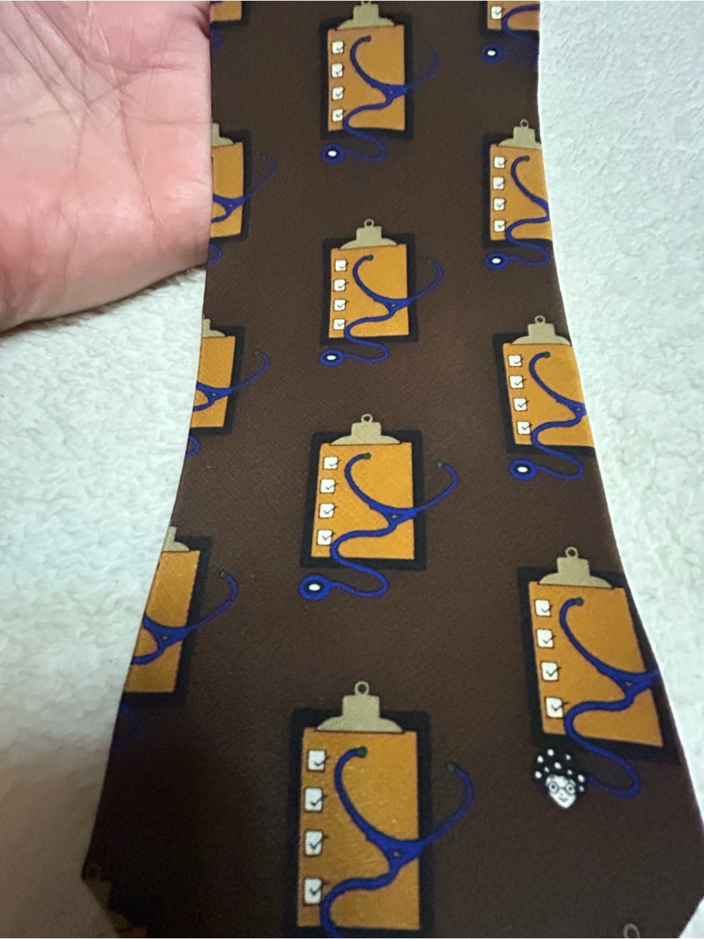 🎁3 for $30 - Clipboard & Stethoscope Necktie